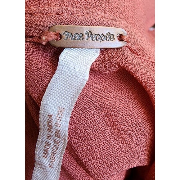 Free People Sylvia Wrap Mini Dress Flounce Size Small Embellished - Picture 9 of 12